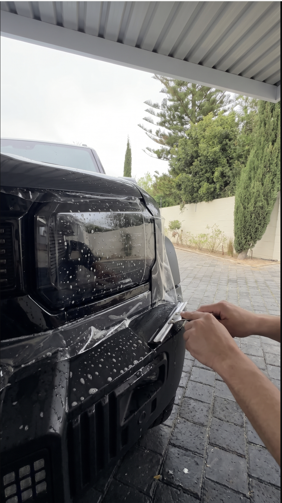 Headlight PPF — Wrapped Edges
